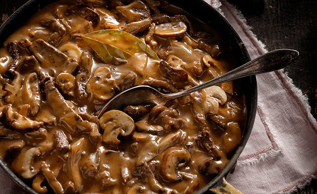 Recept Boeuf Stroganoff